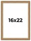 16x22 Museum-Quality Picture Frame with UV-Resistant Acrylic & Acid-Free Backing, Available in 4 Finishes - Gold, Silver, Bronze, and Black